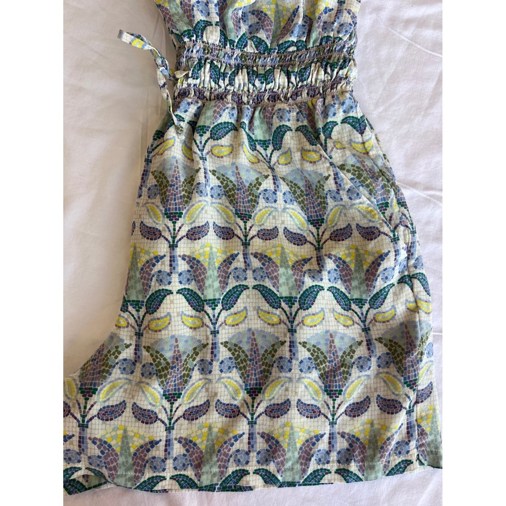 Women's Tory Burch, mosaic print silk romper S/P - Picture 11 of 12